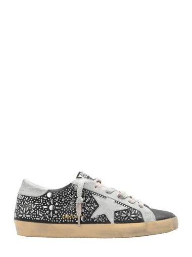 Ball Star Stud Low Top Sneakers Silver Black - GOLDEN GOOSE - BALAAN 1