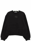 Logo Print Sweatshirt Black - ALEXANDER WANG - BALAAN 2