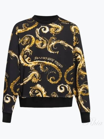 Chromo Couture Sweatshirt Black - VERSACE - BALAAN 2