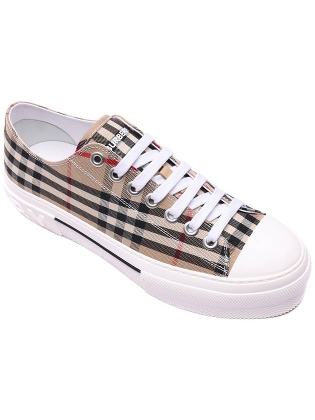 Vintage Check Cotton Sneakers Archive Beige - BURBERRY - BALAAN 4