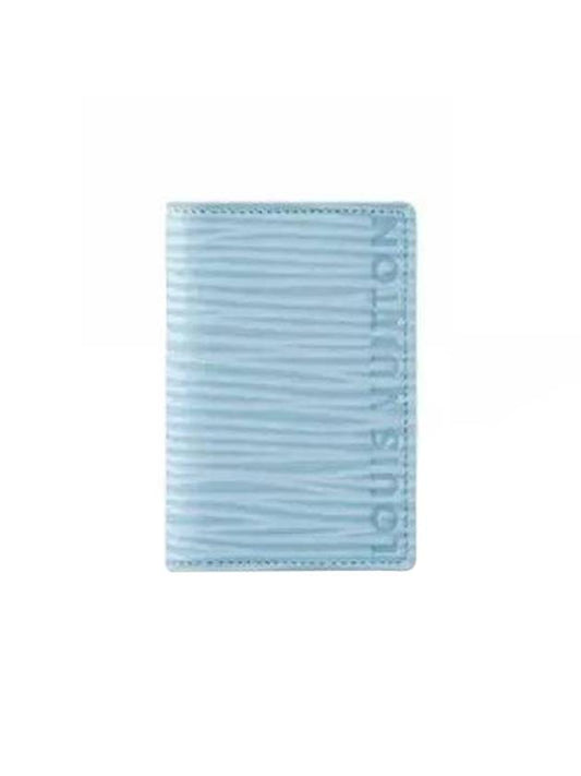 Pocket Organizer Epi Men's Card Wallet Sky Blue M83433 - LOUIS VUITTON - BALAAN 1