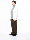 Men s M243OT01IV Dense Hachi Wool Blended Y neck Knit Cardigan Ivory - CHANCE'S NOI - BALAAN 6