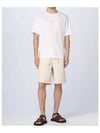 Gilberto High Waist Denim Shorts White - A.P.C. - BALAAN 4