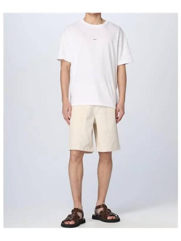 Gilberto High Waist Denim Shorts White - A.P.C. - BALAAN 4