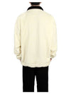 Men's Eco Shearling Big Zip-up Jacket White - MAISON MIHARA YASUHIRO - BALAAN 4