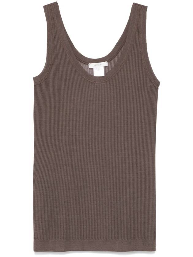 seamless ribbed tank top - LEMAIRE - BALAAN 1