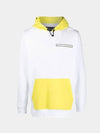 Knuckle Patch Hooded Sweatshirt White Yellow Men s M11MS625 160 - MOOSE KNUCKLES - BALAAN 2