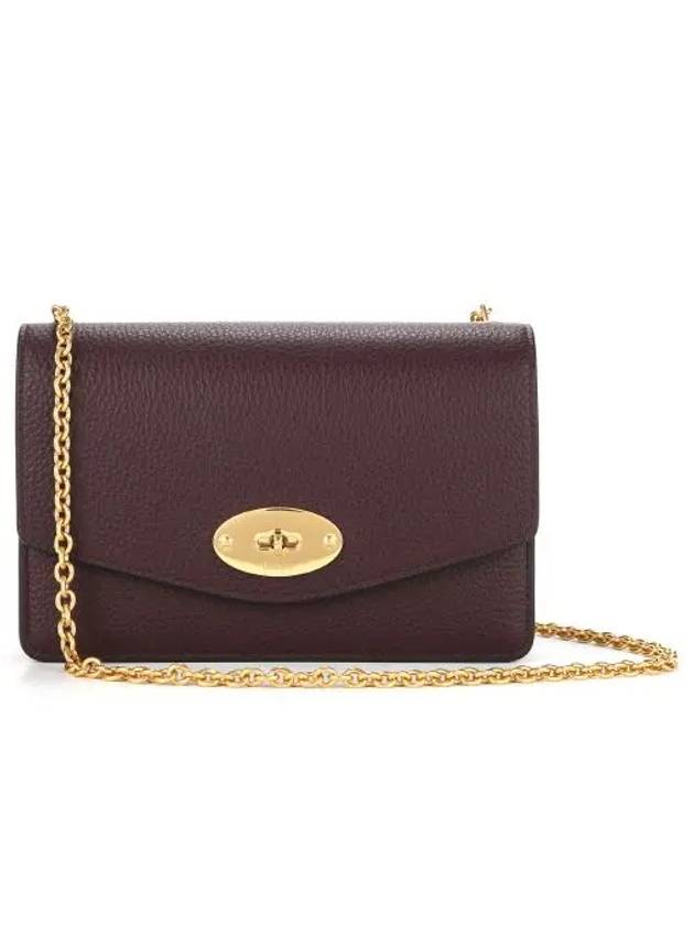 Darley Small Classic Chain Shoulder Bag Brown - MULBERRY - BALAAN 2