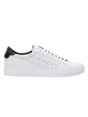 Urban Street Punching Logo Low Top Sneakers White - GIVENCHY - BALAAN 1