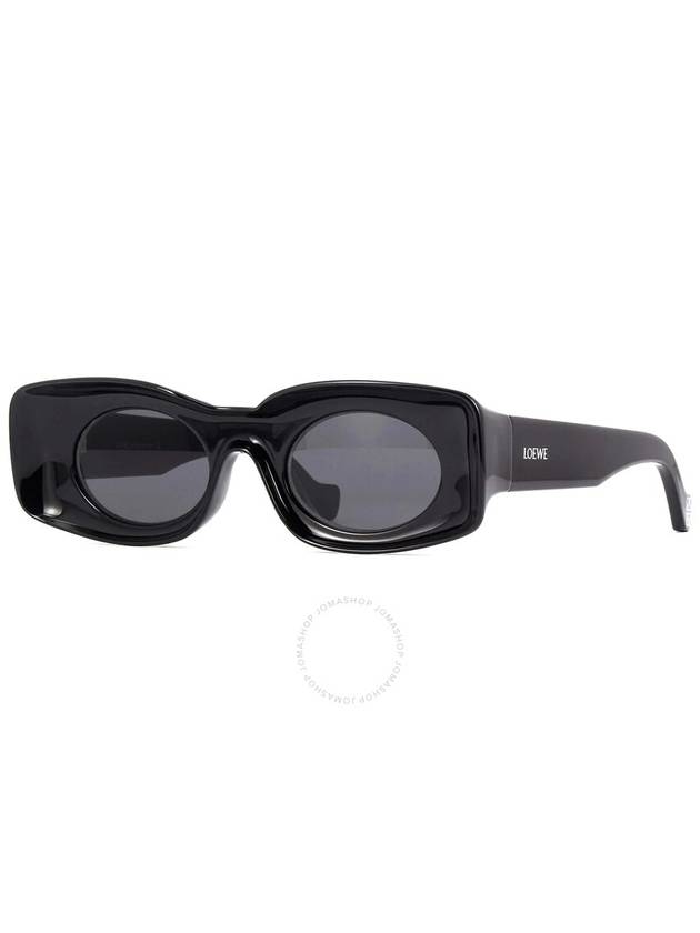 Loewe Smoke Rectangular Unisex Sunglasses LW40033I 01A 49 - LOEWE - BALAAN 1