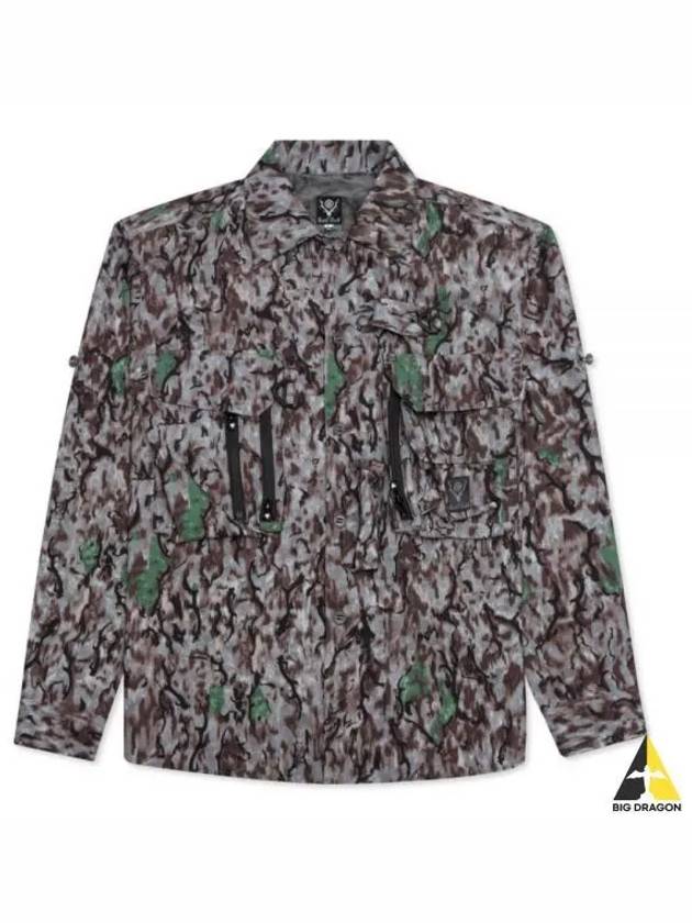 Tenkara Trout Pullover Jacket Poly Jersey Camo Pt Horn KP896 - SOUTH2 WEST8 - BALAAN 1