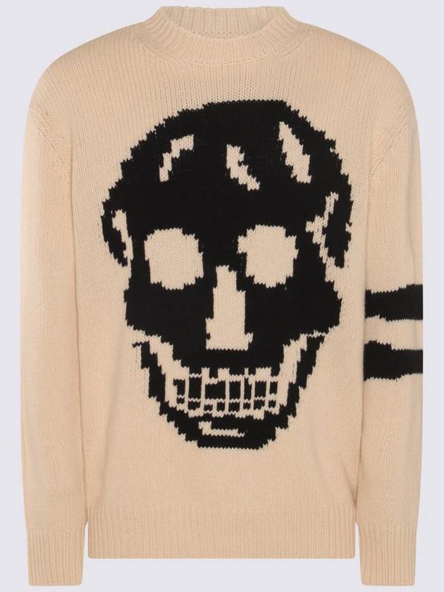 24 ss Wool Cashmere Skull Sweater 775761 Q1A73 9125 B0230978052 - ALEXANDER MCQUEEN - BALAAN 6