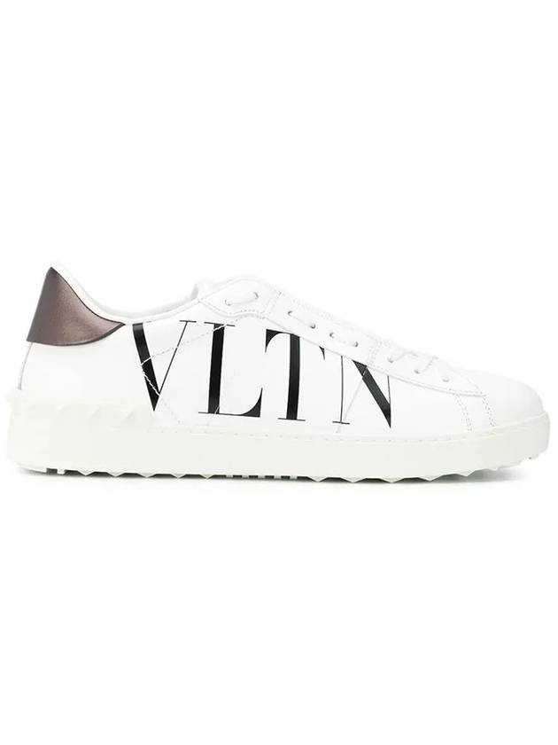 VLTN Leather Low Top Sneakers White - VALENTINO - BALAAN 2