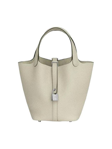 Picotin Lock 18 Tote Bag Sauge - HERMES - BALAAN 1