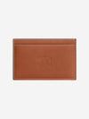 Triomphe card holder natural calfskin embossed tan - CELINE - BALAAN 1