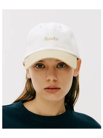 Retro logo ball cap KD3CPF5101FCRM - KEDS - BALAAN 1