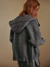 Padded hood block handmade wool zip up jumper - MAXZA - BALAAN 2