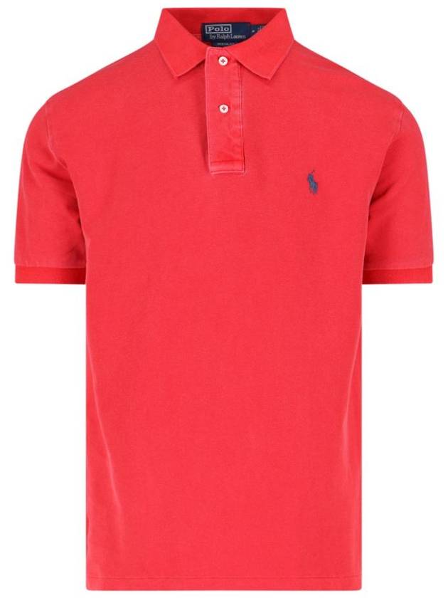 logo embroidery polo shirt 710850860029 - POLO RALPH LAUREN - BALAAN 2