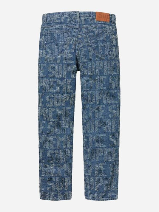 Needle Punch Regular Jeans Washed Blue 23FW - SUPREME - BALAAN 2