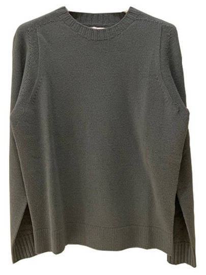 Lambswool Crewneck Knit Top Light Green - STONE ISLAND - BALAAN 2