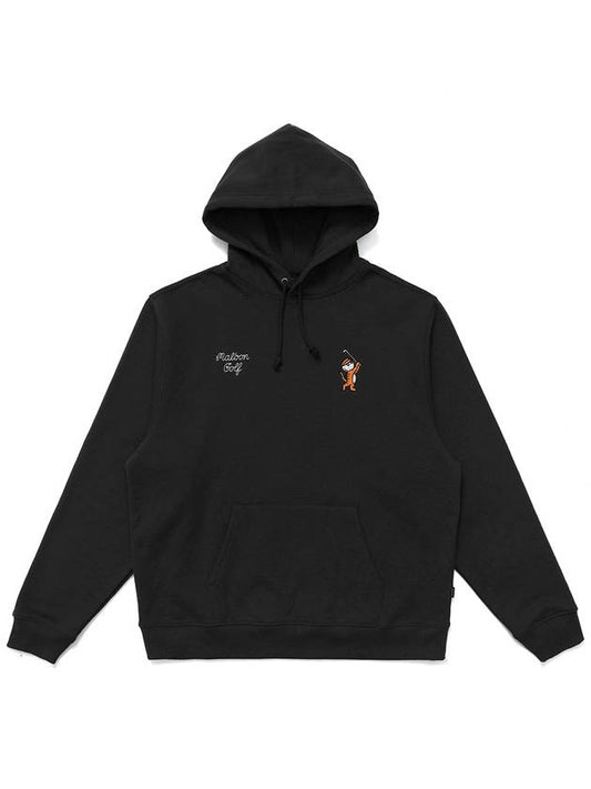 Tiger Collection Bucket Hoodie BLACK - MALBON GOLF - BALAAN 1