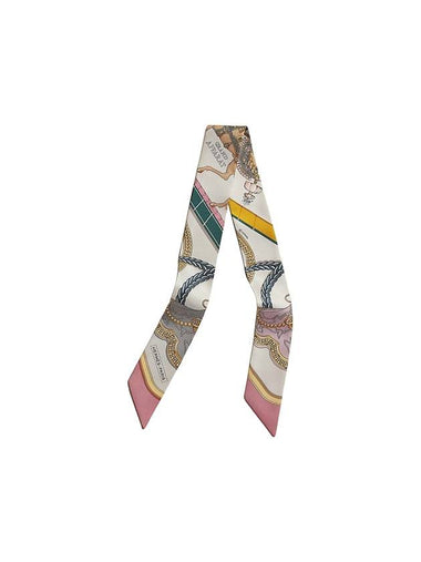 Grand Apparat Twilly Silk Scarf Rose Nacre - HERMES - BALAAN 1