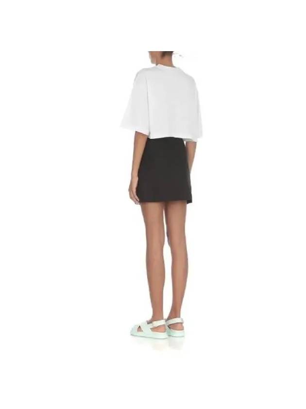 Women's High-Waist Pleated Skirt Black - MARNI - BALAAN 5