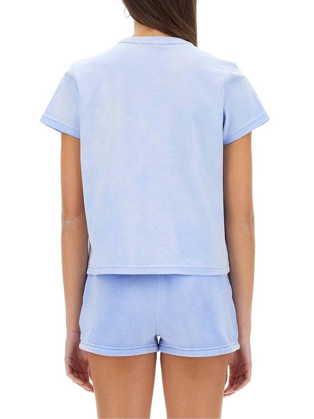 T By Alexander Wang Essential Shrunk T-Shirt - ALEXANDER WANG - BALAAN 3