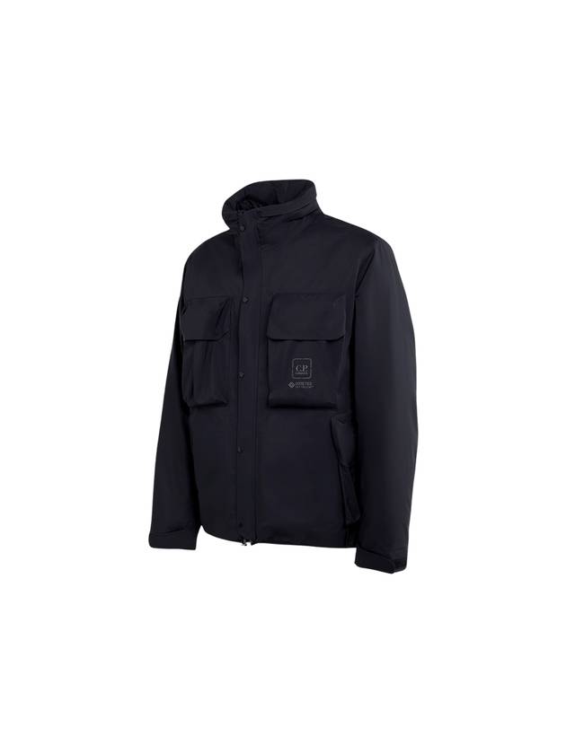 Metropolis Series Gore-Tex 3L Infinium Hooded Jacket Black - CP COMPANY - BALAAN 4