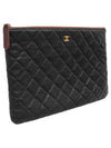 Women s A82545 Caviar Black Gold New Medium Clutch - CHANEL - BALAAN 2