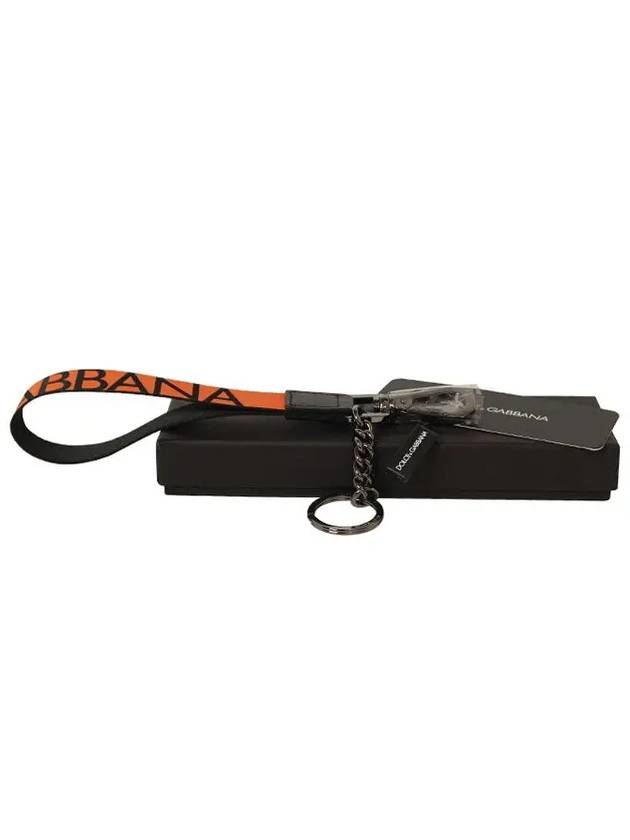 Logo Keyholder Orange Black - DOLCE&GABBANA - BALAAN 4