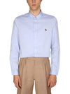 Zebra Patch Long Sleeve Shirt Light Blue - PAUL SMITH - BALAAN 2