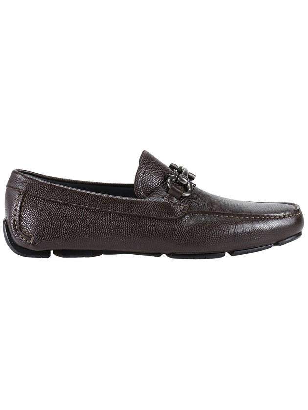 Salvatore Men's Gancini Driving Shoes Brown - SALVATORE FERRAGAMO - 1