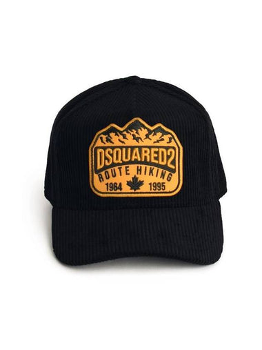 DSQUARED2 Black Cotton Cap - DSQUARED2 - BALAAN 1