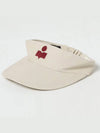 Embroidered Logo Visor Cap Ivory - ISABEL MARANT - BALAAN 2