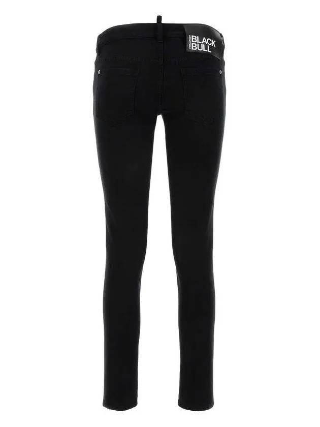 Denim Straight Pants S75LB0861S30811 900 Black - DSQUARED2 - BALAAN 3