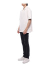 Men's Cotton Polo Shirt White - BURBERRY - BALAAN 5