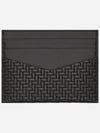 Woven Leather Card Holder - GIVENCHY - BALAAN 3