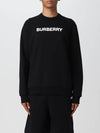 Front Logo Print Sweatshirt Black - BURBERRY - BALAAN 8