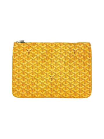 Senna MM Clutch Bag Yellow - GOYARD - BALAAN 1