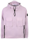 Supima Cotton Twill Stretch Anorak Pink - STONE ISLAND - BALAAN 2