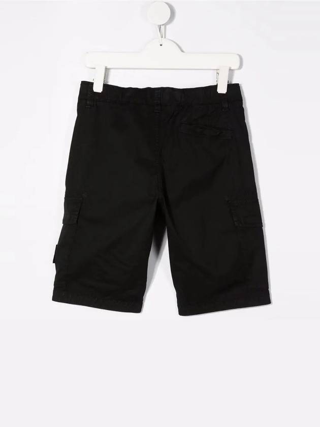 Kids Wappen Patch Shorts Black - STONE ISLAND - BALAAN 4