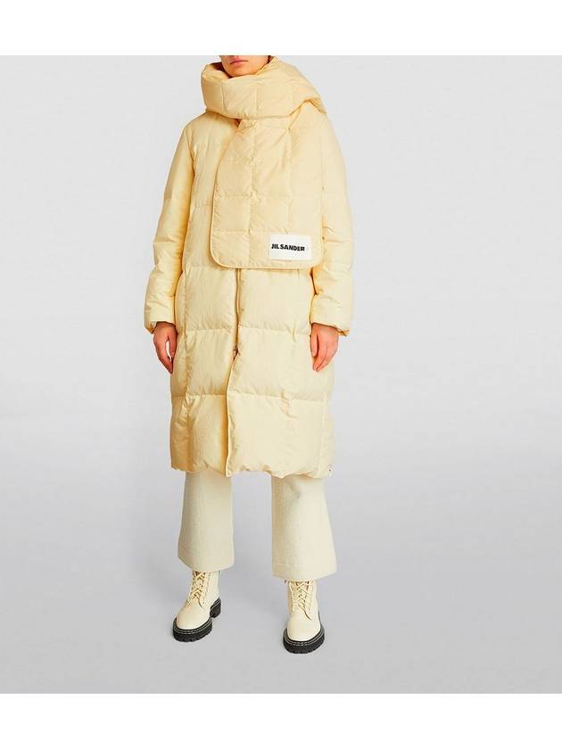 Padded muffler butter JPPT590094 Can be used as a shawl - JIL SANDER - BALAAN 3