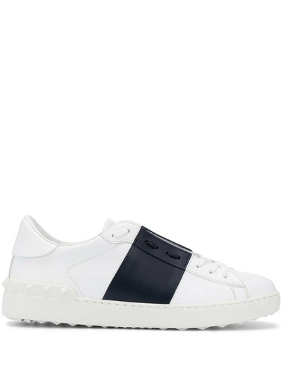 Hidden Open Band Low Top Sneakers White - VALENTINO - BALAAN 2