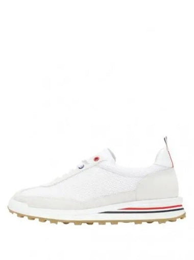 Fine Kid Suede Tech Runner Beige - THOM BROWNE - BALAAN 1