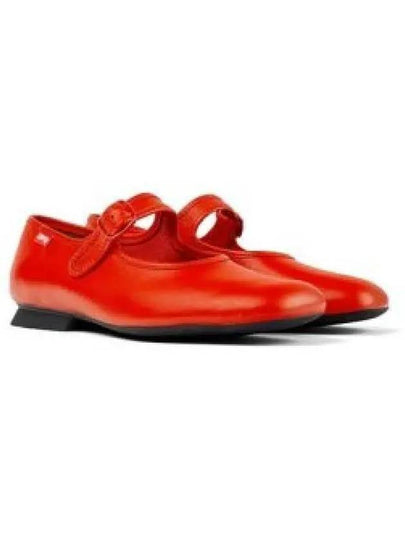 Casi Myra Mary Jane Leather Flat Red - CAMPER - BALAAN 2