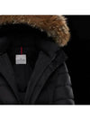 Men's Cluny Hooded Fur Short Padding Black - MONCLER - BALAAN 5