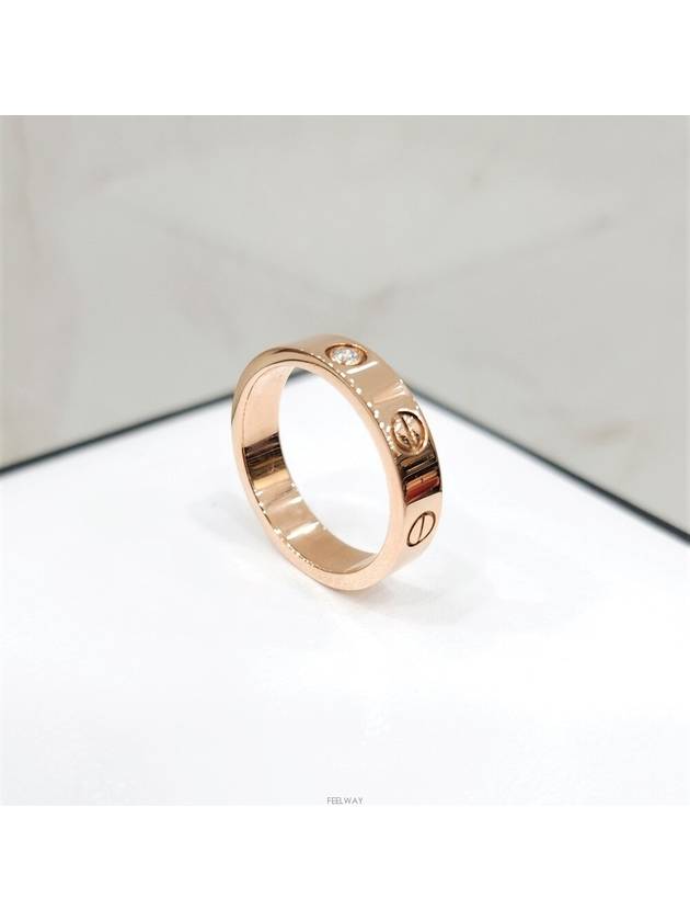 Lux You Diamond 1P Love Band Ring No 49 18K Rose Gold - CARTIER - BALAAN 4