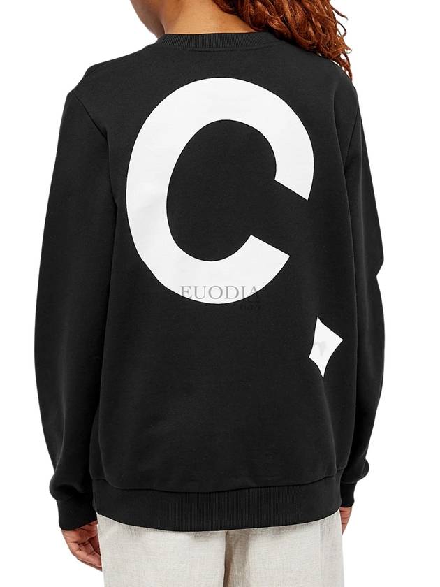 Cory Big Logo Cotton Sweatshirt Black - A.P.C. - BALAAN 4