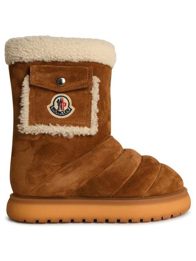 Gaia Pocket Mid Winter Boots Brown - MONCLER - BALAAN 2